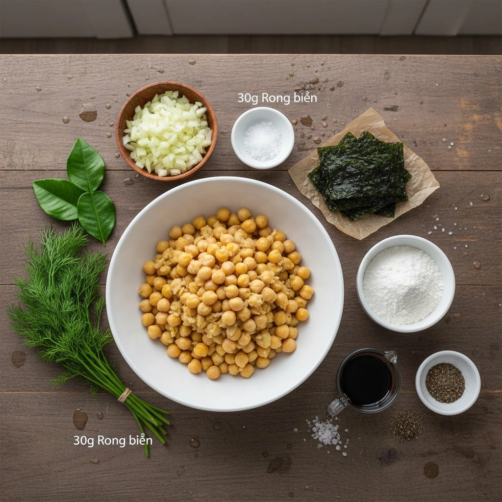 Các nguyên liệu đơn giản và dễ kiếm